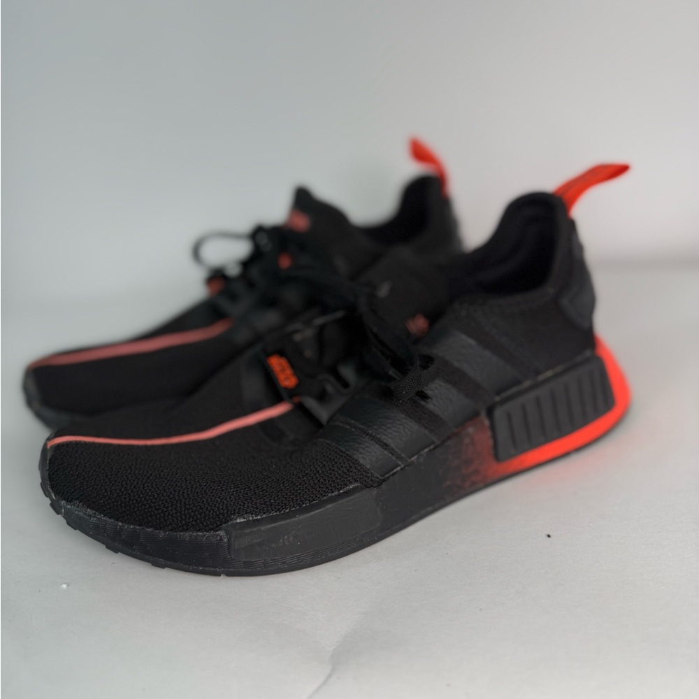 Star Wars X Adidas NMD R1 Darth Vader Black Red Sneakers Shoe Size 5
